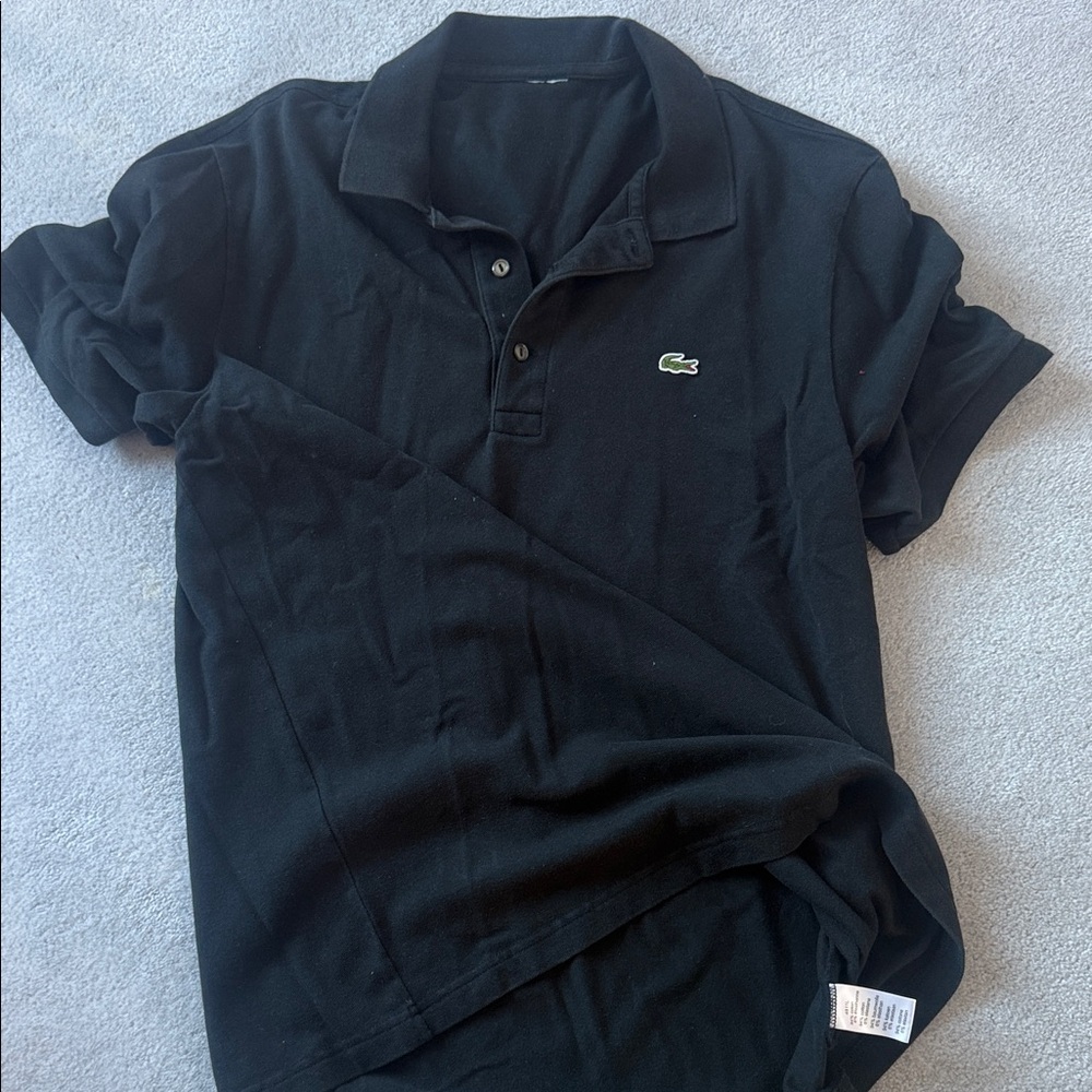Lacoste Men's Polo Shirt in Black